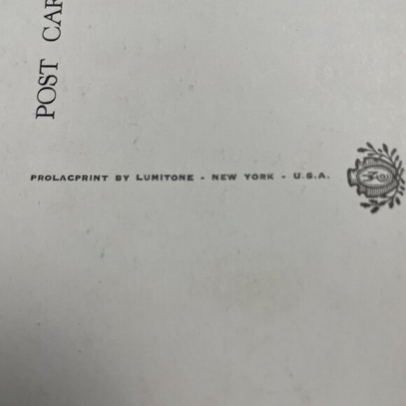 Vintage Washington Square NYC Postcard Lumitone Prolacprint Brown Bros Photo u - Picture 5 of 5